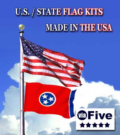 3ft X 5ft PlusTactical Tennessee Orange & White Stripe Flag 