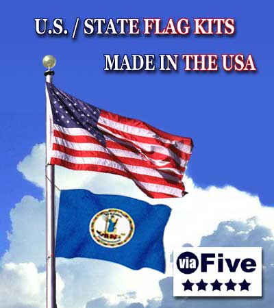 VIRGINIA STATE FLAG 3 X 5 MADE IN THE USA NEW